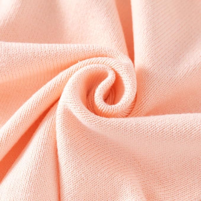 Toddler Baby Girls Cotton Knit Jacquard Sweater Cardigan, Crew Neck Spring Coat Sweater Long Sleeve Clothes Warm Tops