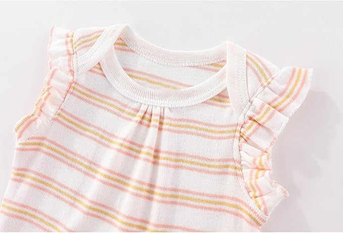 Baby Boy Girl 10 Piece Combined Type Clothing Set Cotton Baby Bodysuits and Pants Set Home Outdoor Infant Clothes