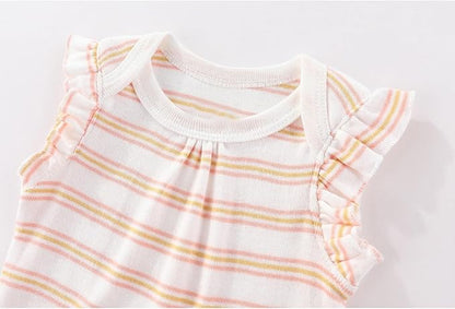 Baby Boy Girl 10 Piece Combined Type Clothing Set Cotton Baby Bodysuits and Pants Set Home Outdoor Infant Clothes