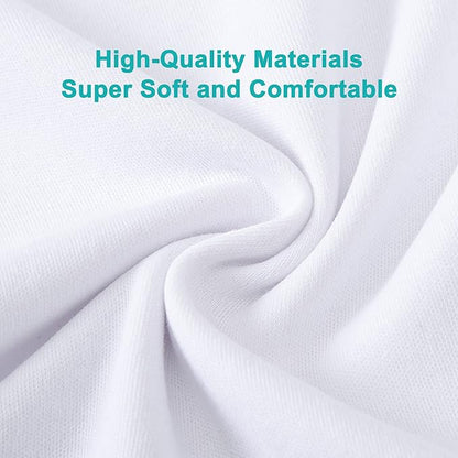 Baby Bibs Soft and Absorbent Organic Cotton Bandana Drool Bibs Set for Boys Girls Newborn 0-36 Months