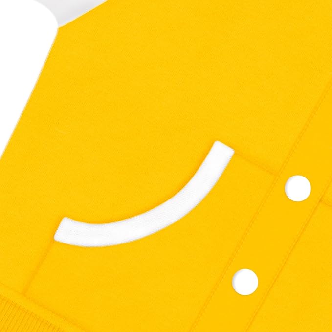 Creative Knitwear College Baby Varsity Jacket Lightweight - Team Logo, Multiple Colors, Unisex, (0 Months - 4T)