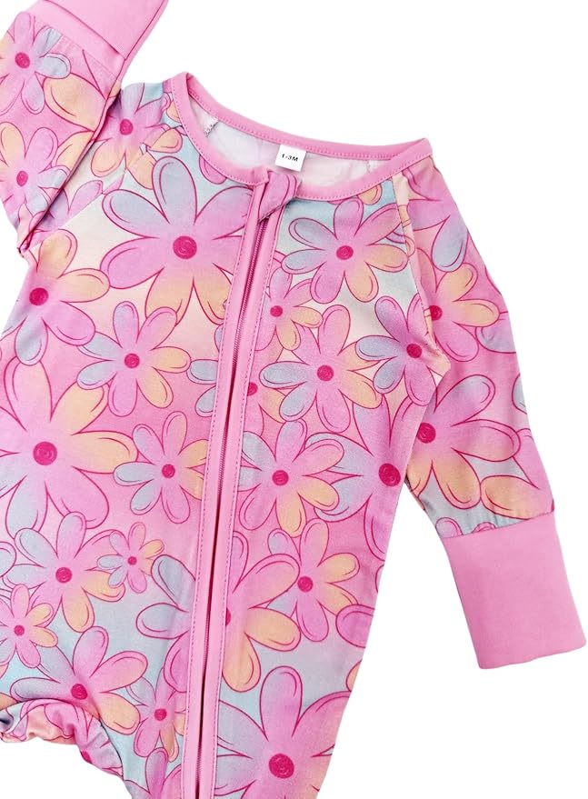 Bow Dream Baby Bamboo Rayon Romper Girl Footless Viscose Newborn Infant Footie Mitten Cuffs Toddler Boy Clothes