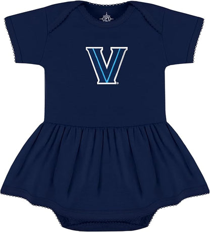 Creative Knitwear College Baby Picot Bodysuit Dress - Team Logo, Multiple Colors, for Baby Girls (0-24 Months)