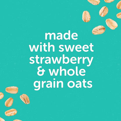 Beech-Nut Toddler Snacks Oaty Bars Granola Bars for Babies & Toddlers, Fruit & Whole Grain Strawberry Snack Bar, Gluten Free Toddler Snack, 6 Boxes (30 Individually Wrapped Bars)