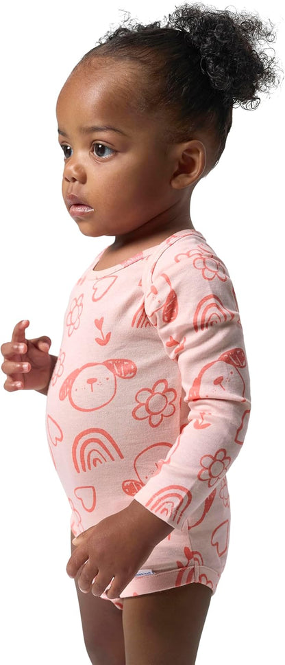 Onesies Brand, Unisex Baby, 6-Pack Long Sleeve Bodysuits