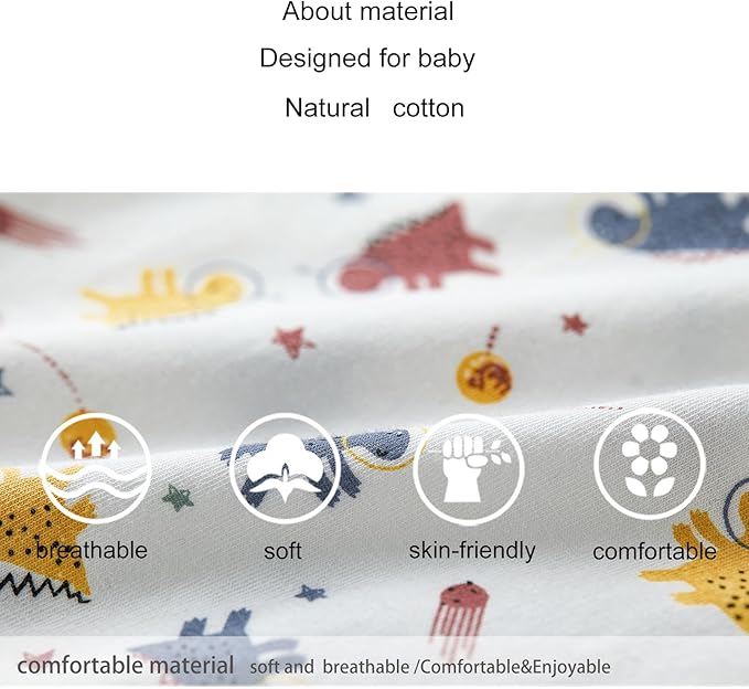 pureborn Baby Boys Girls Bodysuit Super Soft Cotton Romper 0-24 Months