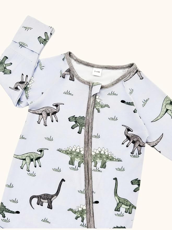 Bow Dream Baby Girl Romper Jumpsuit Bamboo Rayon Baby Clothes Boys & 2 Way Zipper Outfit Baby Clothes for Girls