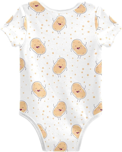 vvfelixl Dachshund Dog Baby Clothes for Boy Girl,Baby One-Piece Bodysuit for 0-24 Months,Short Sleeve