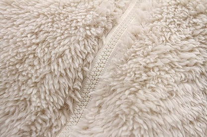 Baby Furry Jumpsuit Infant Bear Onesies Zipper Long Sleeve One-Piece Romper Hoodie Baby Outwear Snowsuit