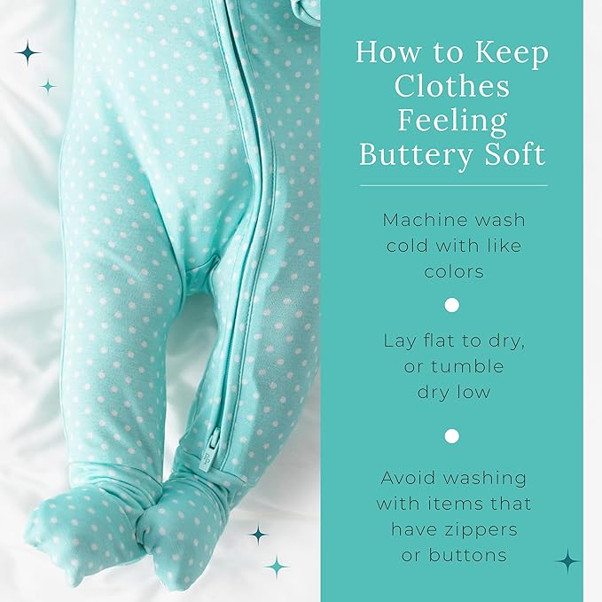 Posh Peanut Convertible Baby Sleepers - Girls Footless Baby Pajamas with 2 Way Zipper for Easy Diaper Changes