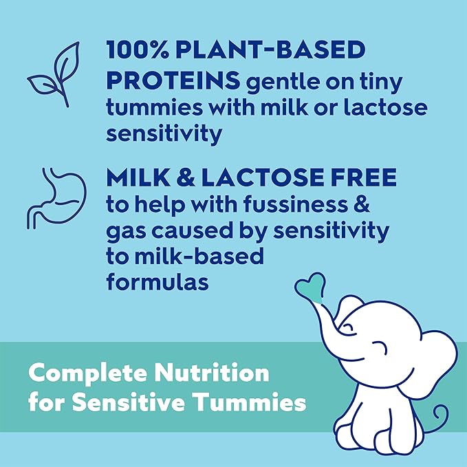 Good Start | Dr. Brown's Soy-ease Pro Baby Formula Powder, for Sensitive Tummies, Dairy Free and Lactose Free for Fussiness and Gas, Non-GMO, 20 Oz