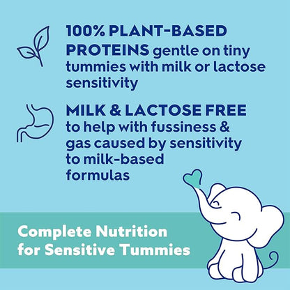 Good Start | Dr. Brown's Soy-ease Pro Baby Formula Powder, for Sensitive Tummies, Dairy Free and Lactose Free for Fussiness and Gas, Non-GMO, 20 Oz