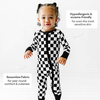 Little Sleepies Pajamas for Baby Boys & Girls, Viscose from Bamboo Baby Pajamas, Preemie & Newborn Sleepers, 2-Way Zipper PJs