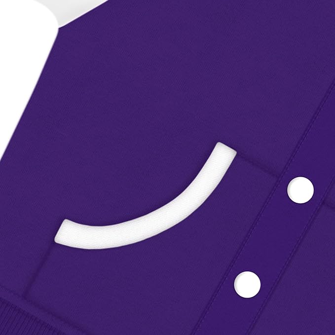 Creative Knitwear College Baby Varsity Jacket Lightweight - Team Logo, Multiple Colors, Unisex, (0 Months - 4T)