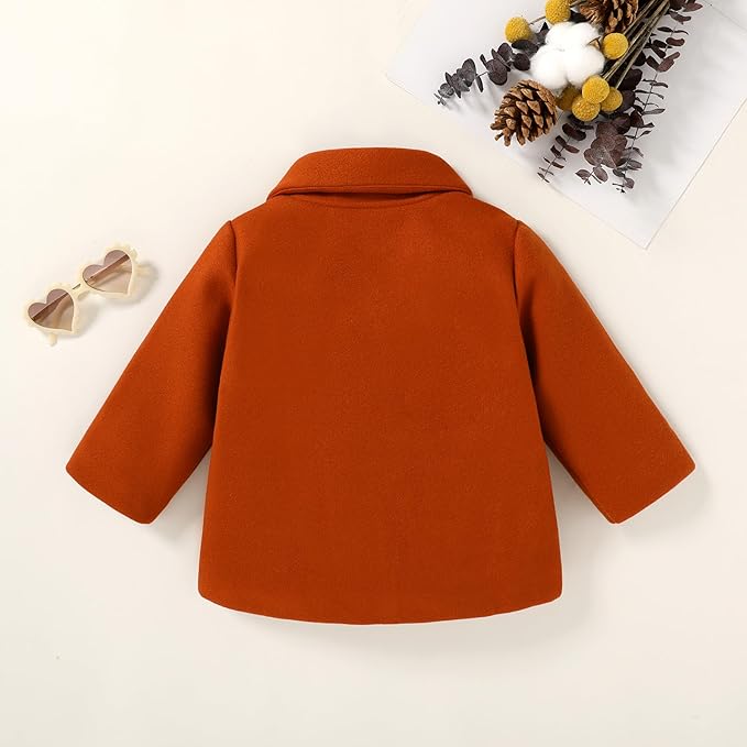 Baby Coats Fall Winter Kid Baby Girl Cloak Button Jacket Clothes Baby Outwear Clothes