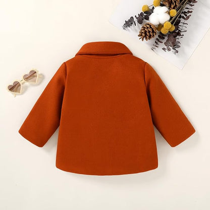 Baby Coats Fall Winter Kid Baby Girl Cloak Button Jacket Clothes Baby Outwear Clothes