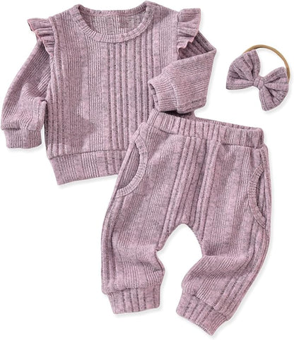 Aalizzwell Infant Baby Girl Fall Winter Outfit