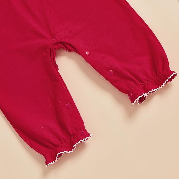 Merqwadd Baby Coming Home Outfit Boy Girl Cotton Long Sleeve Romper Jumpsuit Plain One-Piece Clothes