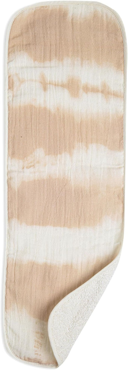 Crane Baby Cotton Muslin Burp Cloths Set of 3, Absorbent Floral Baby Burp Cloths, Newborn Essentials, Registry Must-Haves Pink Floral Burp Cloth