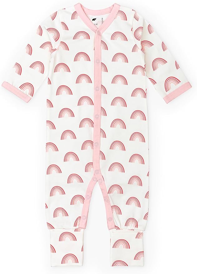 monica + andy On the Go Baby One Piece, 100% Organic Baby Clothes for Girls & Boys, Sizes For Preemie, Newborn, & Infant