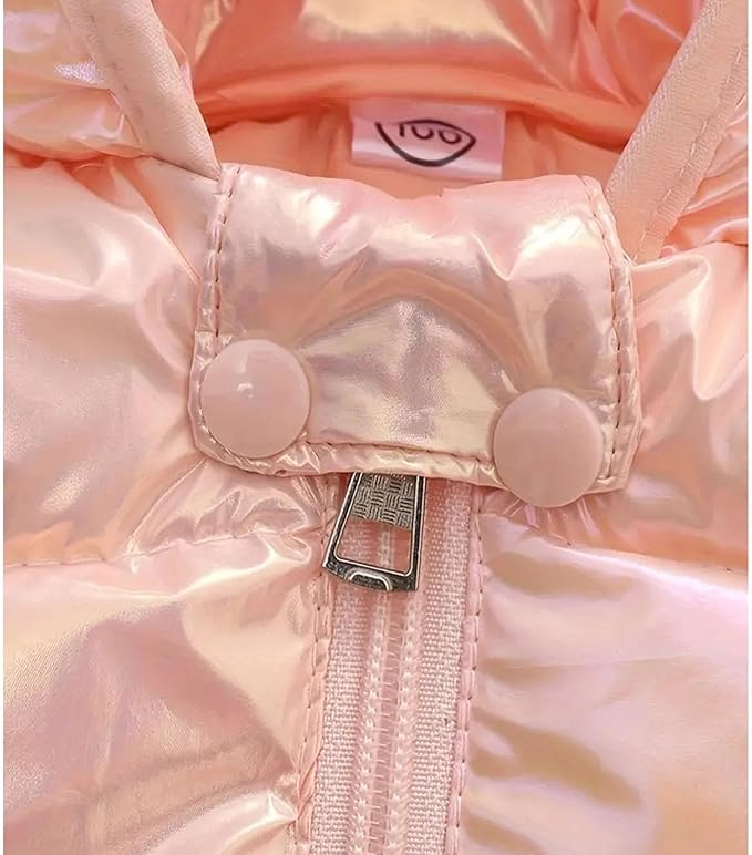 Toddler Winter Coats Puffer Padded Jacket Baby Boys Girls Bear Hoods Down Jacket Light Weight Infant Outerwear