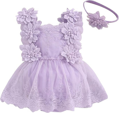 Baby Girl Clothes Floral Boho Lace Romper Bodysuit Romper Jumpsuit Summer Outfit Summer Baby Clothes Girls