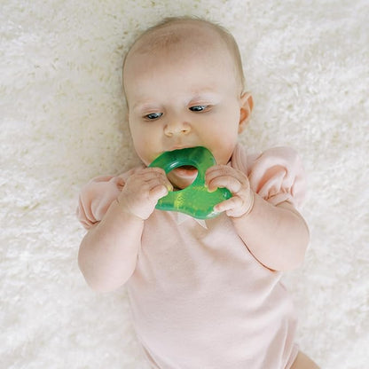 Dr. Brown's AquaCool Water-Filled Teether, Cooling Baby Teether Toy for Sore Gums, Avocado Toast Shapes, BPA Free, 3m+, 2-Pack