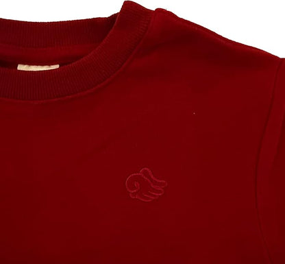 Geneve Oversized Brushed Jersey Romper - Angel Wing Embroidery - Cozy