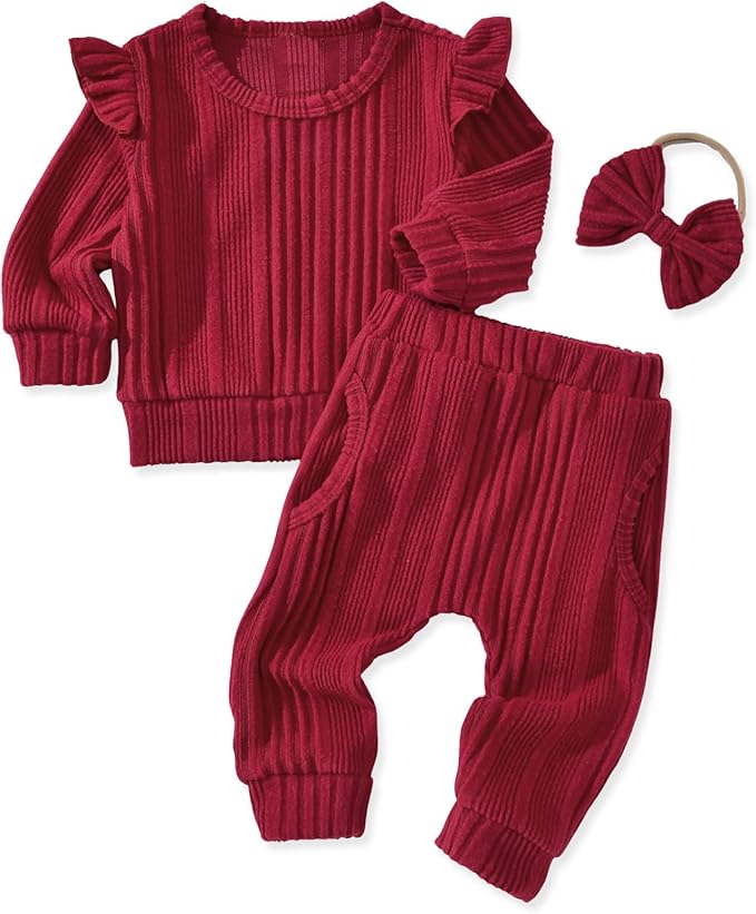 Aalizzwell Infant Baby Girl Fall Winter Outfit