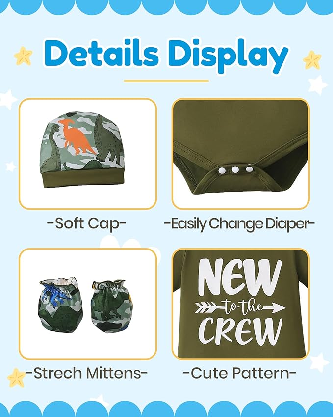 NZRVAWS Newborn Baby Boy Girl Clothes Unisex Preemie Infant Must Have Pants Set Outfits 0-18 Months 20 Pcs Essentials Gift