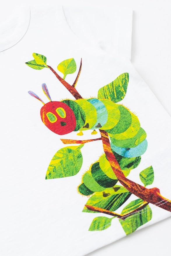 Monica + Andy Crewneck Tee, 100% Organic Cotton Clothes for Girls & Boys, Printed T-Shirt Sizes for Kids, Toddler & Baby