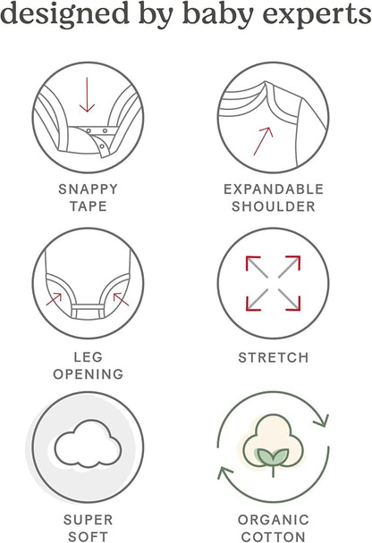 HUGGIES unisex-baby 5-pack Everyday Bodysuit