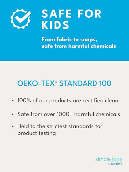 Simple Joys by Carter's unisex-baby 4-pack Side Snap Bodysuit