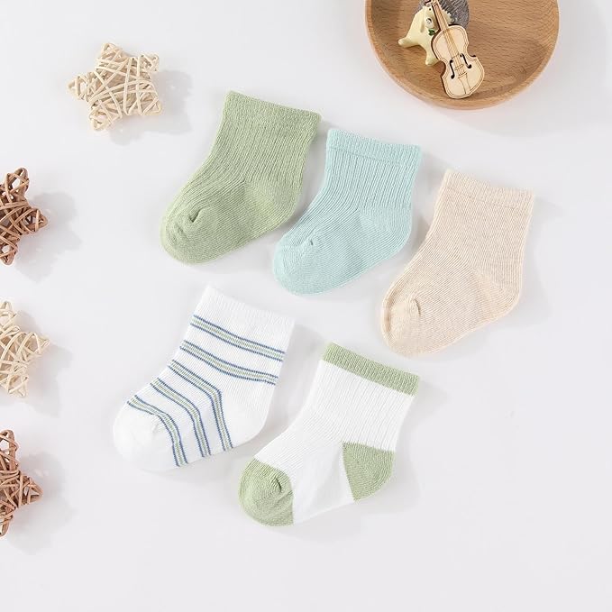 Baby Boy Girl Layette Set 18 Piece Infant Essentials Must Haves Clothes 0-9 Month Rompers+Bodysuits+Hats+Socks