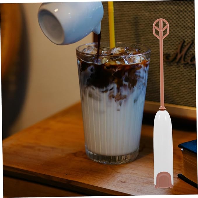 Luxshiny Electric Milk Powder Mixer Handheld with Extended Rod Portable Drink Stirrer for Formula Lightweight Battery Bottle Mixer for Busy Parents