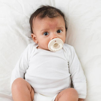 Ryan & Rose Cutie PAT Silicone Pacifier Teether (Starter Kit, Neutral)
