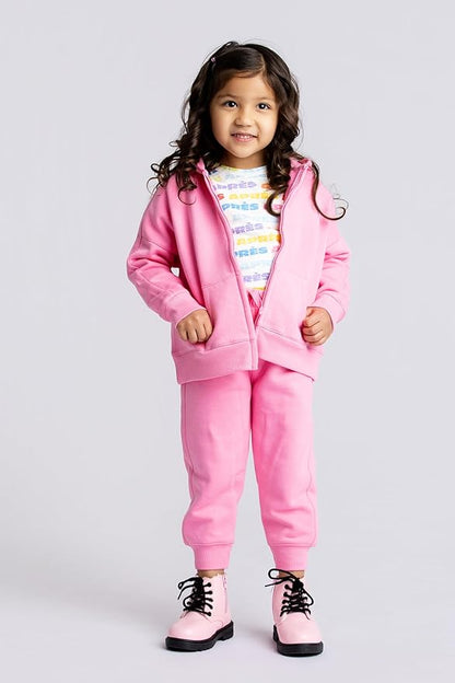 monica + andy Sporty Sweatsuit, 100% Organic Cotton Clothes for Boys & Girls, Outfit Sizes For Kids, Toddler & Infant