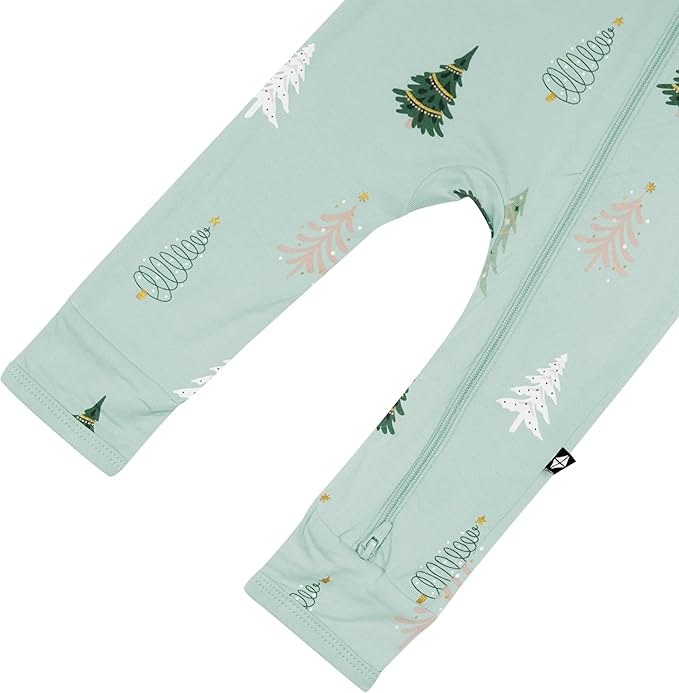 KYTE BABY Unisex Rayon Made From Bamboo Zippered Rompers 0-24 Months