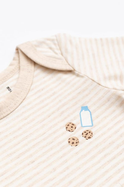 monica + andy Long Sleeve Jack & Jill Bodysuit, Organic Baby Clothes for Girls & Boys, For Preemie, Newborn & Infant