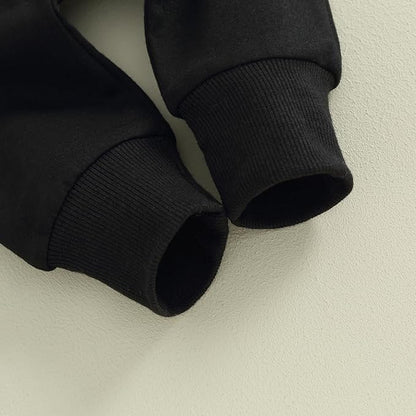 allshope Newborn Baby Boy Girl Fall Outfit Romper Long Sleeve Hooded Solid Zipper Onesie Jumpsuit Bodysuit Infant Clothes