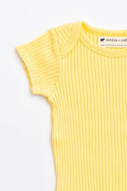 MONICA + ANDY Short Sleeve Jack & Jill Bodysuit, 100% Organic Baby Clothes for Girls & Boys, Newborn, Infant & Preemie Sizes