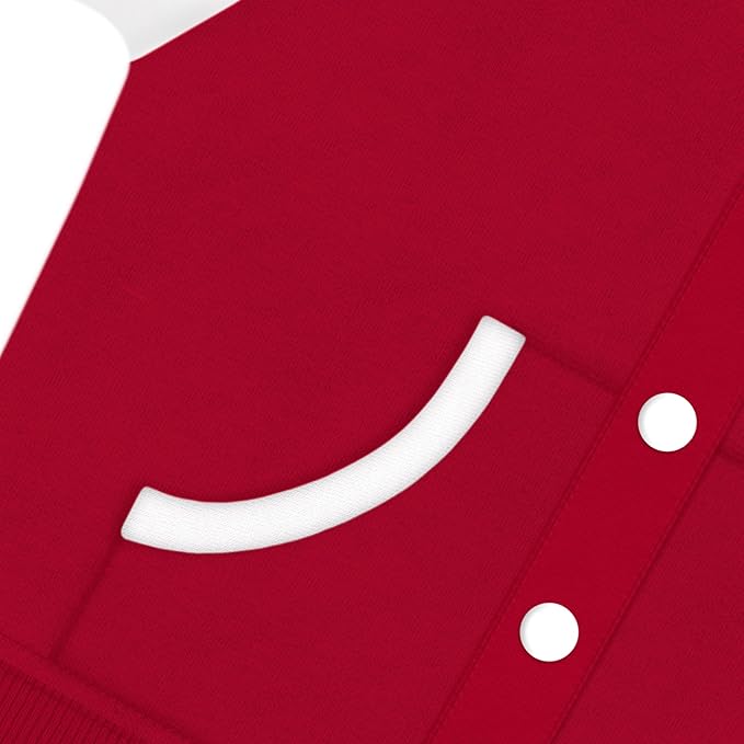 Creative Knitwear College Baby Varsity Jacket Lightweight - Team Logo, Multiple Colors, Unisex, (0 Months - 4T)