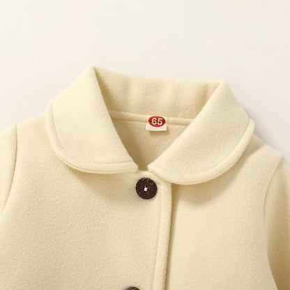 Baby Coats Fall Winter Kid Baby Girl Cloak Button Jacket Clothes Baby Outwear Clothes