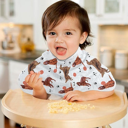 vvfelixl Irish Setter Dog Pattern Burp Cloths for Baby Boy Girls Baby Washcloths Burp Rags 1 Pack