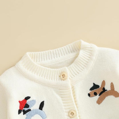 Baby Girl Cardigan Sweater Long Sleeve Button Up Knit Sweatshirt Jacket Toddler Baby Girl Fall Outfits