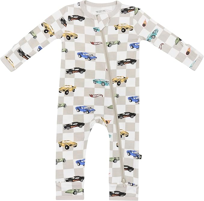 KYTE BABY Unisex Rayon Made From Bamboo Zippered Rompers 0-24 Months