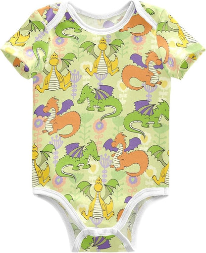 vvfelixl Dachshund Dog Baby Clothes for Boy Girl,Baby One-Piece Bodysuit for 0-24 Months,Short Sleeve