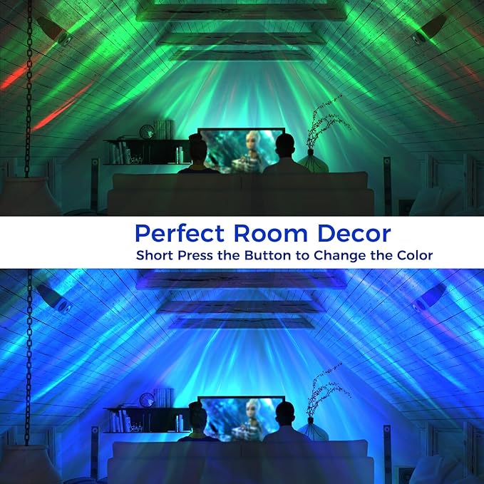 Northern Lights Projector, Aurora Projector with Timer and Remote, Room Decor, Gifts for Kids, Adults, Christmas, Birthday
