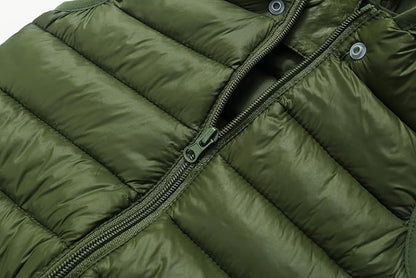 AIWUHE Baby Boys Girls Hooded Puffer Vest Winter Lightweight Sleeveless Bear ears Zipper Up Jacket