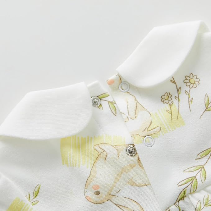 pureborn Baby Girls Boys Bodysuit Super Soft Cotton Romper 0-24 Months